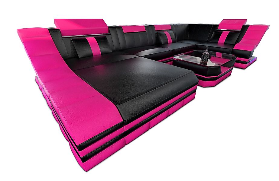 Sofa Dreams Wohnlandschaft Ledersofa Ledercouch Turino günstig online kaufen