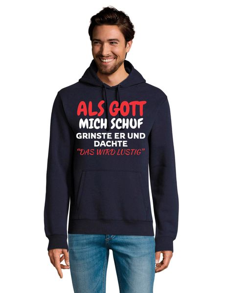 Youth Designz Kapuzenpullover Als Gott mich günstig online kaufen