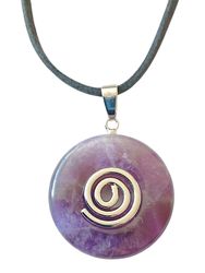 Steinfixx® Lange Kette echter Edelsteindonut 30 günstig online kaufen