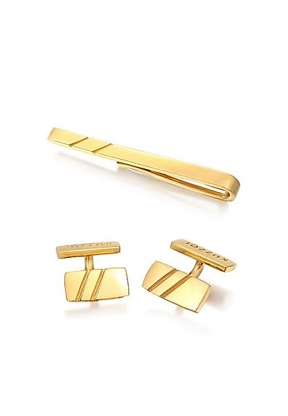 Kuzzoi Manschettenknöpfe Manschettenknöpfe Kravattennadel 925 Silber, Geo günstig online kaufen