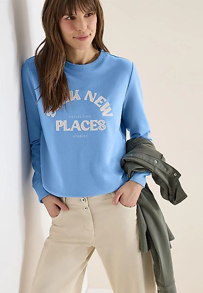 Cecil Sweatshirt, mit feiner Stickerei auf der Vorderseite günstig online kaufen