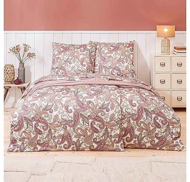 Estella Bettwäsche Estella Mako Jersey Bettwäsche 135x200 Amadeus koralle P günstig online kaufen