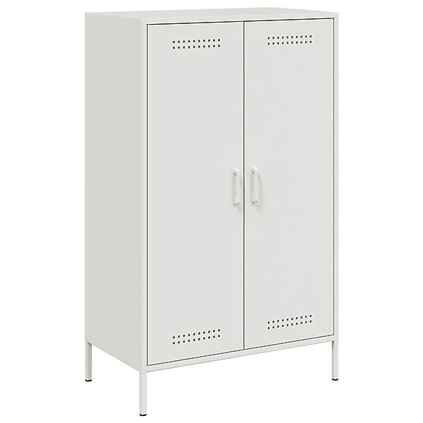 vidaXL Highboard Weiß 68x39x113 cm Stahl 842969 günstig online kaufen