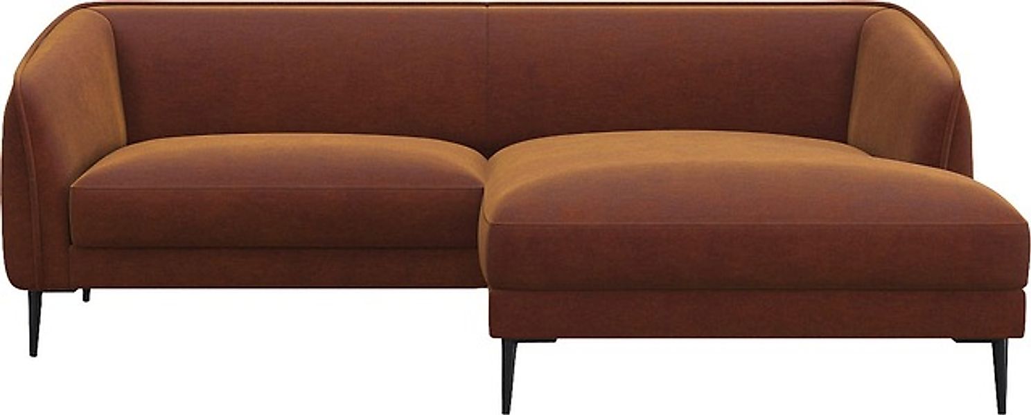 FLEXLUX Ecksofa »Belle Designsofa, bequem durch Kaltschaum im Sitz«, Skandi günstig online kaufen