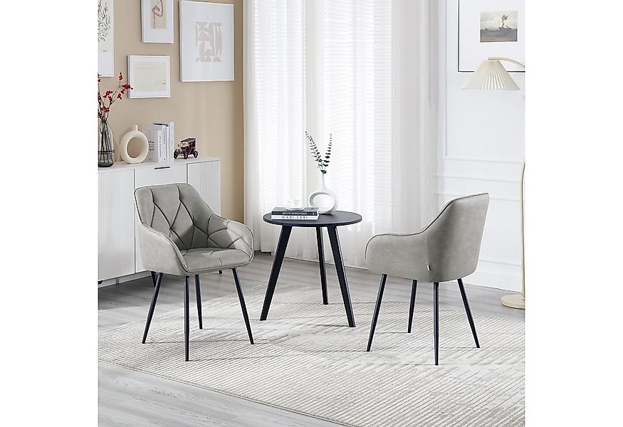 Woltu Polsterstuhl (Set, 2 St), Esszimmerstühle Ergonomisches Design Stuhl günstig online kaufen