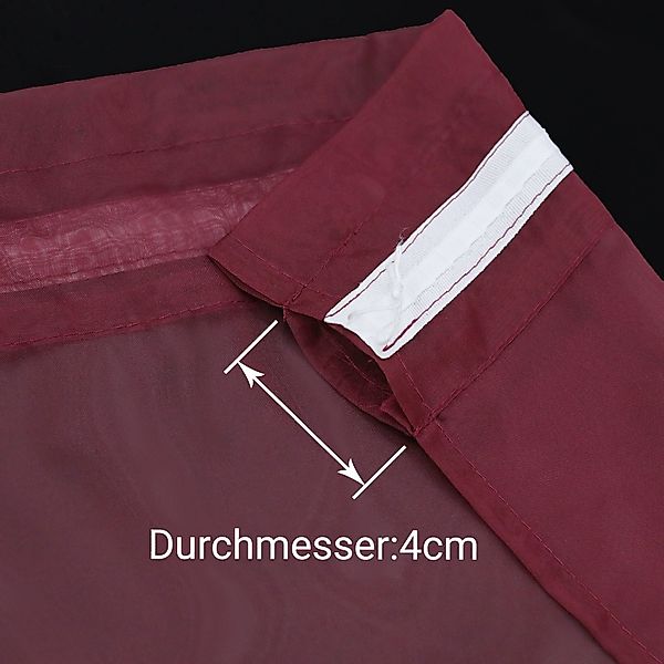 Joyswahl Scheibengardine (2 St), Stangendurchzug, Voile günstig online kaufen