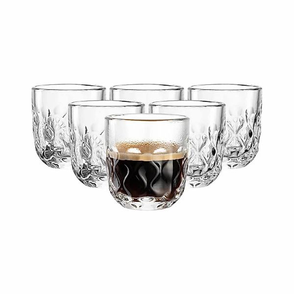 LEONARDO Espressoglas "Espressogläser (2) Gocce 60 ml 6er Set transparent" günstig online kaufen