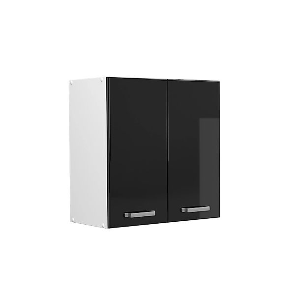 Vicco Hängeschrank R-Line Hängender Küchenschrank Schwarz Hochglanz/Weiß 60 günstig online kaufen