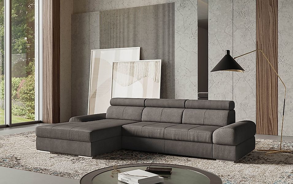 sit&more Ecksofa Broadway L-Form, inklusive Kopfteilverstellung, günstig online kaufen