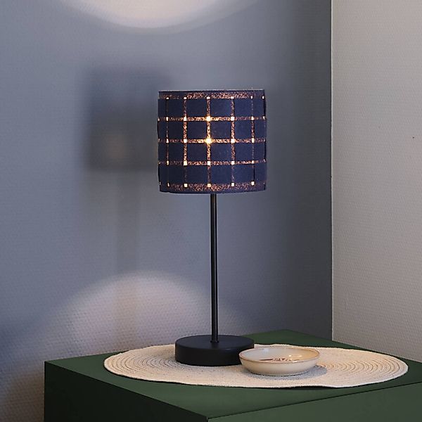 OSRAM Tischlampe Decor Felt Weaving Stand, grau, Filz, E14 günstig online kaufen