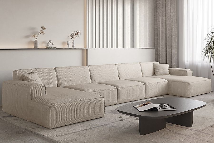 Fun Möbel Wohnlandschaft Sofa U-Form CELES günstig online kaufen