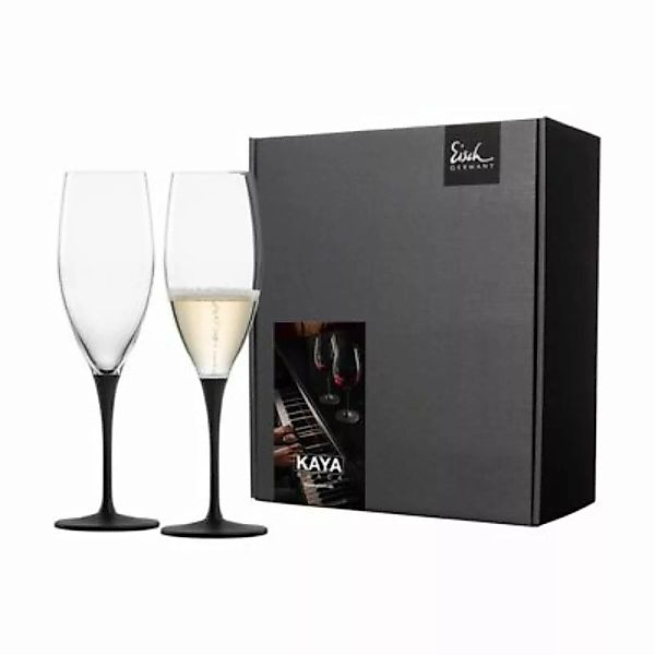 Eisch GERMANY KAYA Champagnergläser 278 ml schiefer 2er Set im Geschenkkart günstig online kaufen