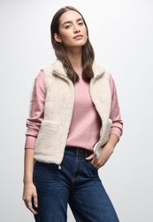 STREET ONE Rundhalspullover mit Rippbündchen günstig online kaufen