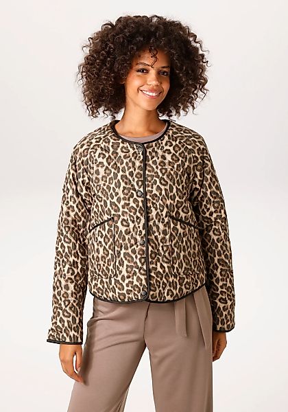 Aniston CASUAL Steppjacke mit trendigem Leo-Print - NEUE KOLLEKTION günstig online kaufen
