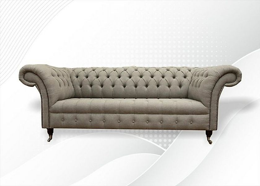 JVmoebel Chesterfield-Sofa Chesterfield Sofa handgefertigt Möbel massiv Hol günstig online kaufen
