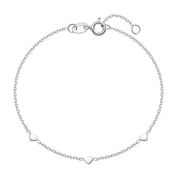 Materia Armkette Damen Silber Herzen filigran günstig online kaufen