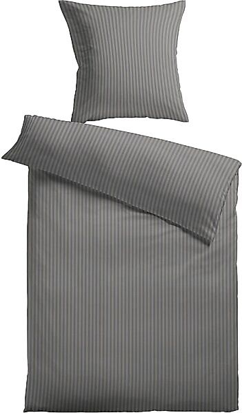 KiNZLER Bettwäsche Damast-Streifen, Damast, 2 teilig, günstig online kaufen