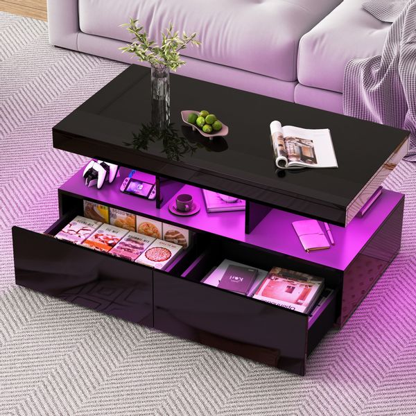 FUROKOY Couchtisch Kaffeetisch Beistelltisch Wohnzimmer Wohnzimmertisch günstig online kaufen