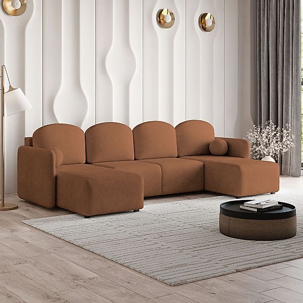 Masseno Ecksofa NUBERO mit Schlaffunktion U-Form, günstig online kaufen