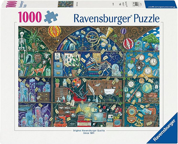 Ravensburger Puzzle Das Kuriositätenkabinett, 1000 Puzzleteile, günstig online kaufen