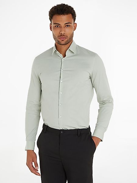Calvin Klein Langarmhemd POPLIN LEAF PRINT günstig online kaufen