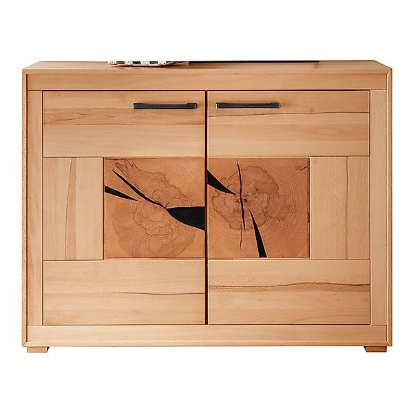 Sideboard 2-türig, Kernbuche massiv geölt, montiert, WINNIPEG-69 günstig online kaufen