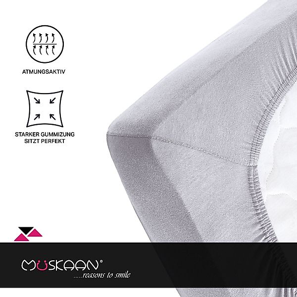 Müskaan Spannbettlaken 180x200 - 200x220 Boxspringbett günstig online kaufen