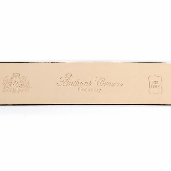 Anthoni Crown Ledergürtel, Eleganter Klassiker mit Glitzersteinen, leicht b günstig online kaufen