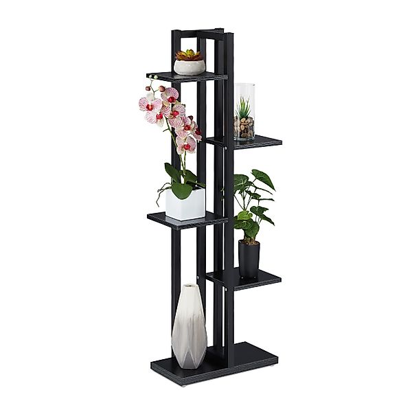 relaxdays Blumenständer Pflanzenregal mit 5 Ablagen, günstig online kaufen