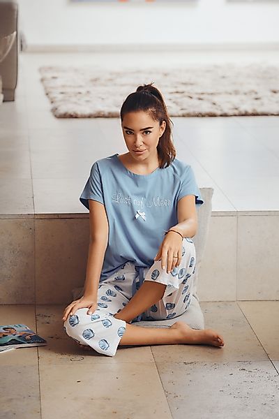 Louis & Louisa Capri-Pyjama Louis und günstig online kaufen