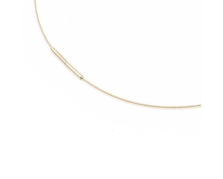 Boccia Halsreif Collier Edelstahl goldfarben Ø 0,8 mm 0802-0245 günstig online kaufen
