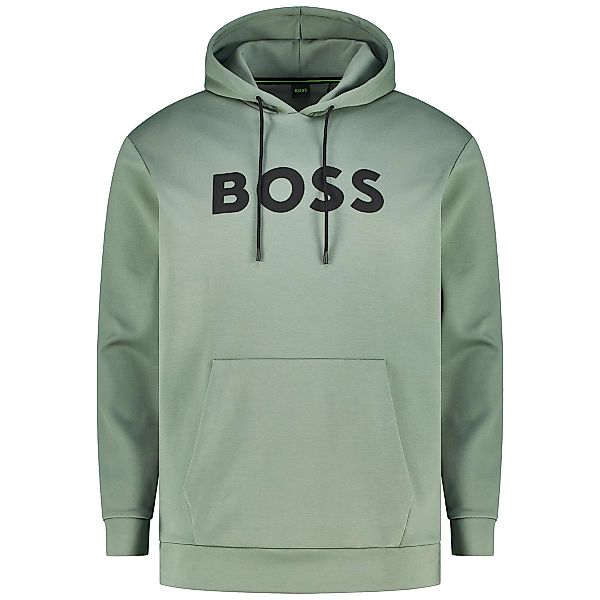 Boss Green Hoodie mit Stretch Farbe dunkelgrün Größe: 4XL günstig online kaufen