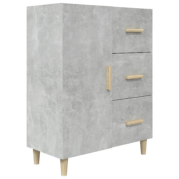 vidaXL Sideboard Betongrau 69,5x34x90 cm Holzwerkstoff 812172 günstig online kaufen