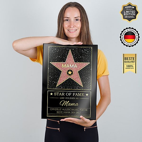 Tigerlino Poster Mama Hollywood Stern Urkunde günstig online kaufen