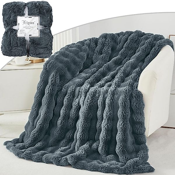 Wohndecke Sofadecke Welle Plüschdecke Zotteldecke Felldecke günstig online kaufen