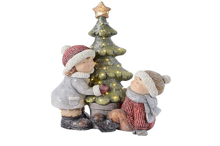 Lumineo LED Dekoobjekt LED Deko Figur Kinder Weihnachtsbaum Polymagnesium H günstig online kaufen