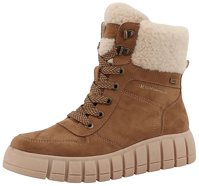 TOM TAILOR Winterboots, Keilabsatz, Plateau, Winterstiefelette, günstig online kaufen