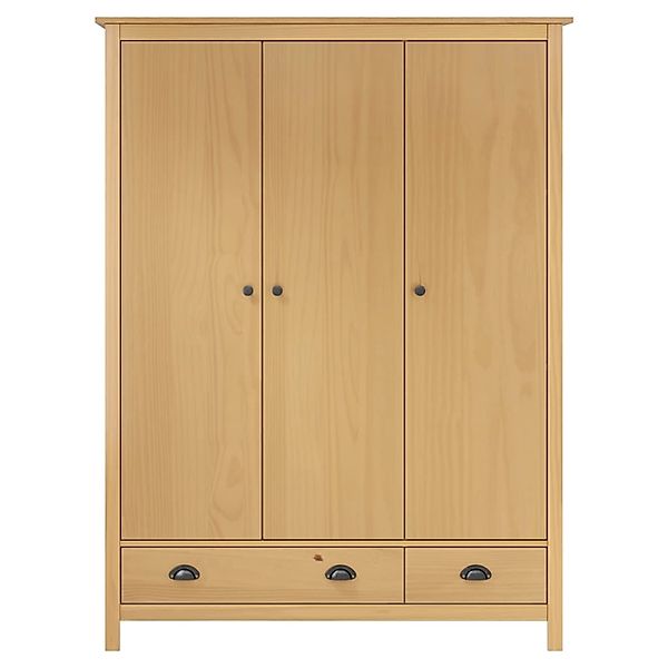 Kleiderschrank Mit 3 Türen Hill Range 127x50x170cm Kiefer günstig online kaufen
