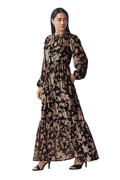 LAURA ASHLEY Samtkleid Laura Ashley Devore Samt-Maxikleid (1-tlg) günstig online kaufen