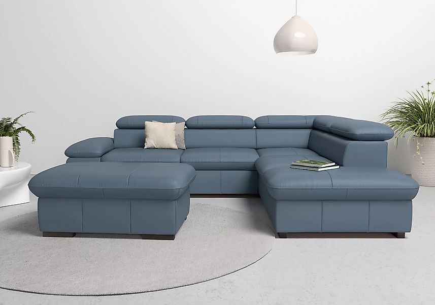 Home affaire Ecksofa "Alberto L-Form", mit Kopfteilverstellung, wahlweise m günstig online kaufen