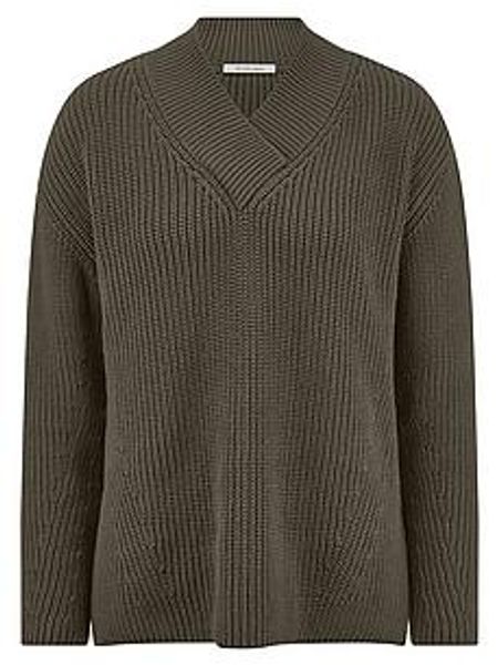 V-Pullover Peter Hahn grün günstig online kaufen