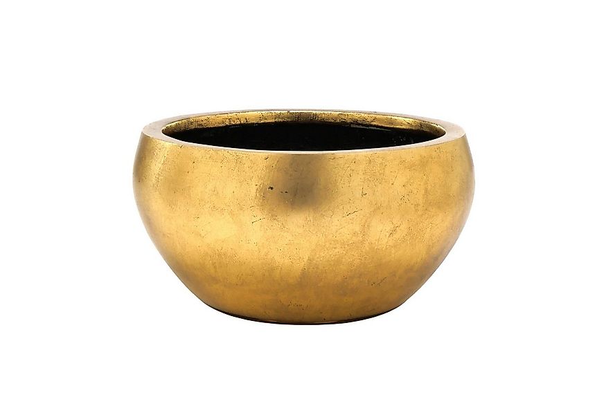 Flingora Pflanzschale Alodie, Fiberglas - Indoor - Gold - Ø 40 cm günstig online kaufen