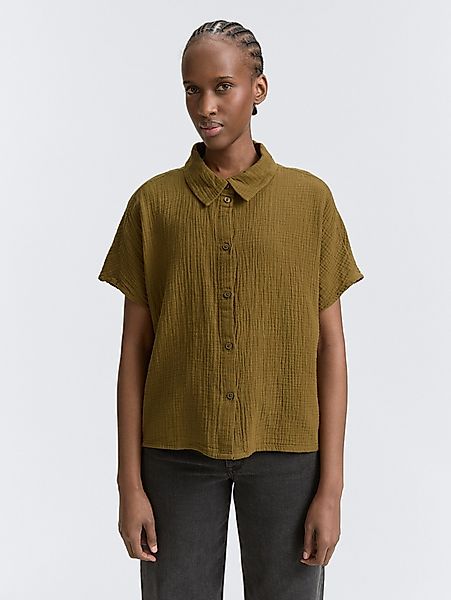 TOM TAILOR Denim Kurzarmbluse Boxy Fit günstig online kaufen
