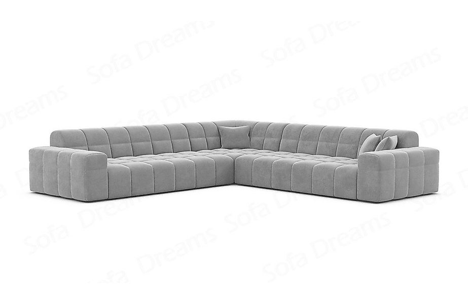 Sofa Dreams Ecksofa Polsterstoff Ecksofa Samt günstig online kaufen