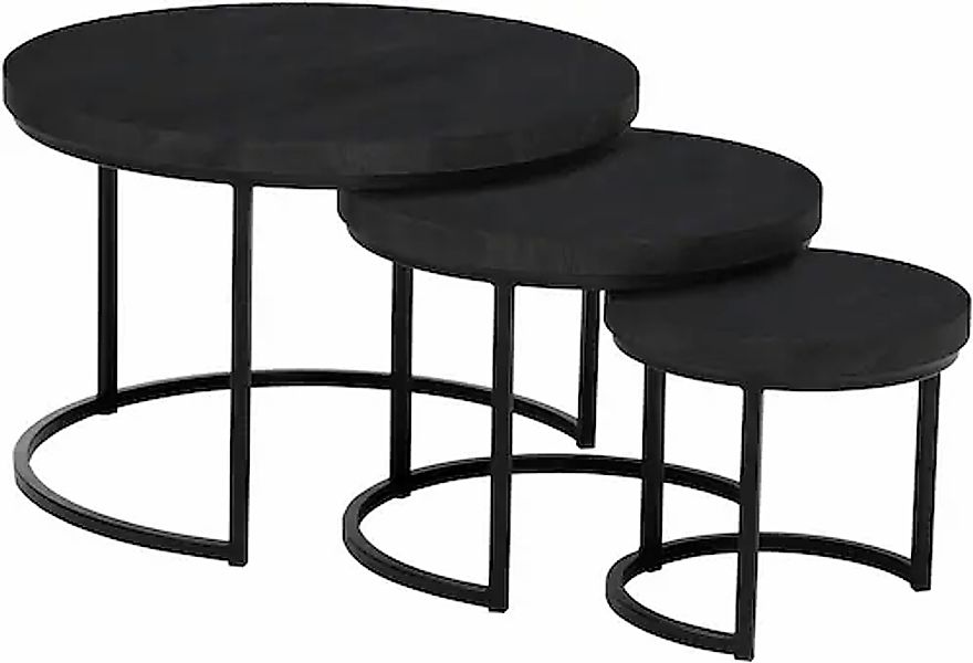 OMG Design Couchtisch "Hugo", (3 St.), im 3er Set, variabel stellbar günstig online kaufen