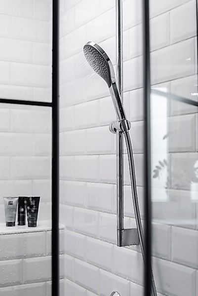 WENKO Handbrause »Watersaving«, (1 tlg.), Chrom, Ø 12 cm günstig online kaufen