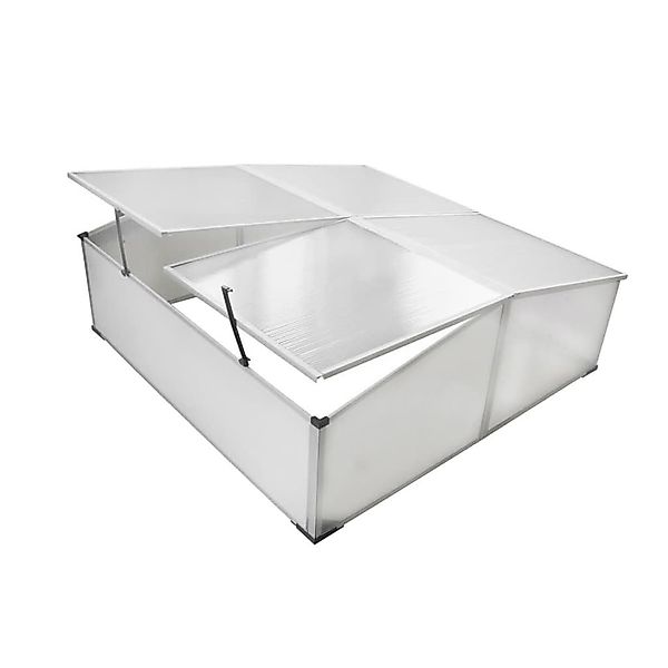 furnicato Gewächshaus Frühbeet mit 4 Deckeln günstig online kaufen