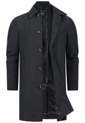 Jeff Wollmantel JFTyler Eleganter Herrenmantel mit günstig online kaufen