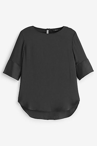 Next Blusenshirt Formelles T-Shirt-Satinoberteil (1-tlg) günstig online kaufen