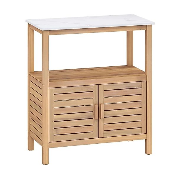 Costway Pflanztisch mit Unterschrank 80 x 40 x 90,5 cm Gartenschrank günstig online kaufen